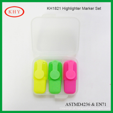 Good quality mini colored ink fluorescent marker for children painting